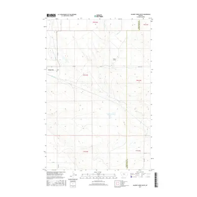 2017 Map of Halbert Creek South, 2017 Print
