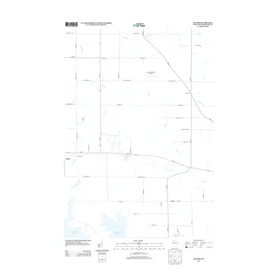 2013 Map of Halder, 2013 Print