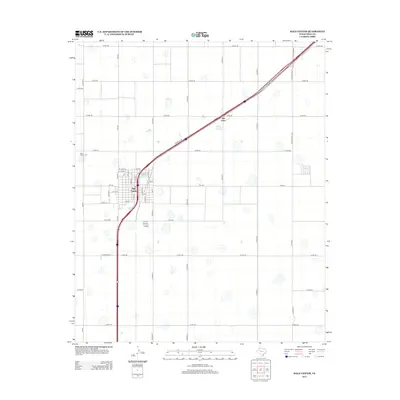 2012 Map of Hale Center, 2012 Print