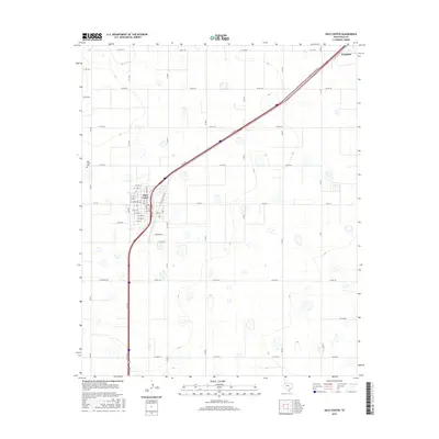 2016 Map of Hale Center, 2016 Print