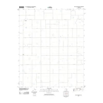 2010 Map of Hale Center SW, 2010 Print