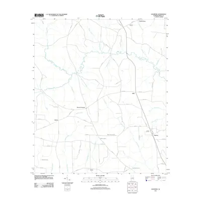 2011 Map of Haleburg, 2011 Print