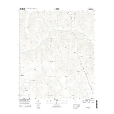 2014 Map of Haleburg, 2014 Print