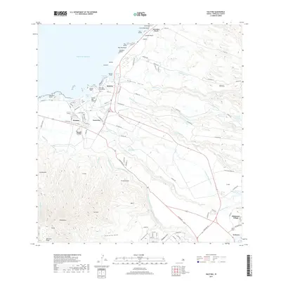 2017 Map of Haleiwa, 2017 Print