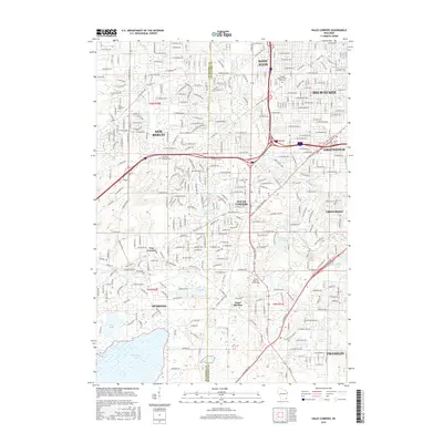 2016 Map of Hales Corners, 2016 Print