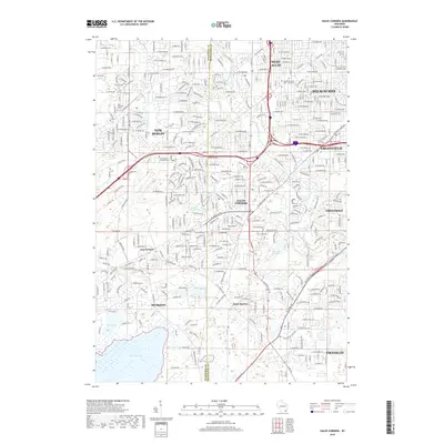 2018 Map of Hales Corners, 2018 Print