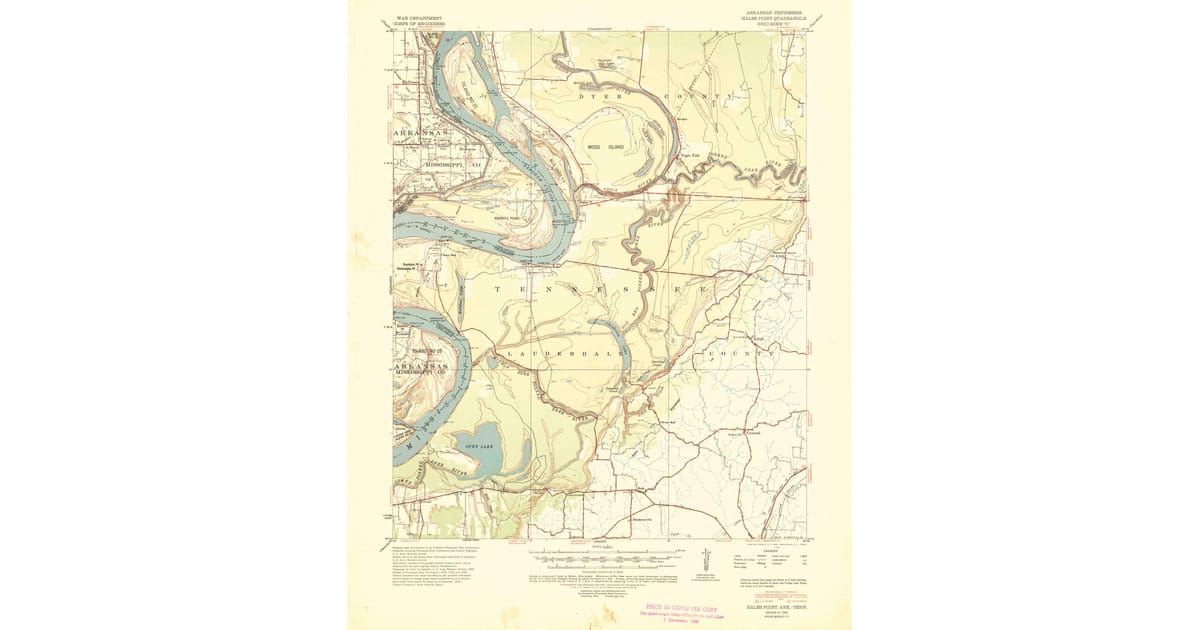 Old Historical Maps of Ripley, TN | Pastmaps