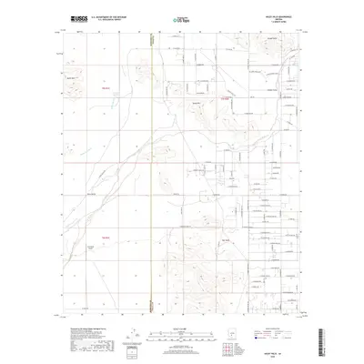 2018 Map of Haley Hills, 2018 Print