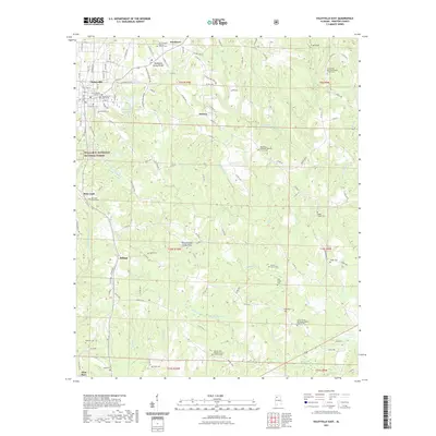 2021 Map of Haleyville East, 2021 Print