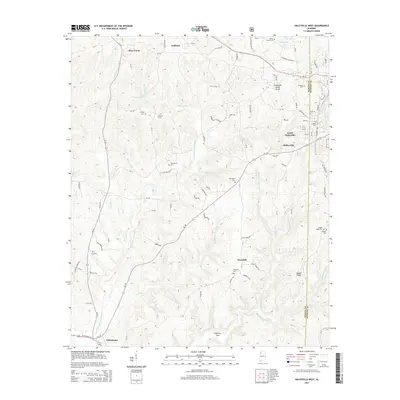 2014 Map of Haleyville West, 2014 Print