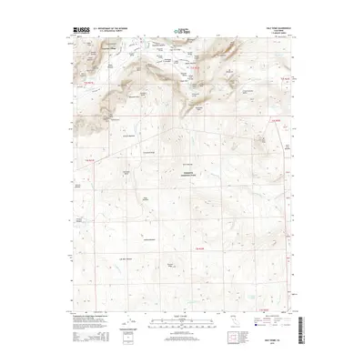 2015 Map of Half Dome, 2015 Print