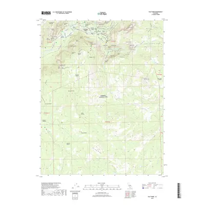 2018 Map of Half Dome, 2018 Print