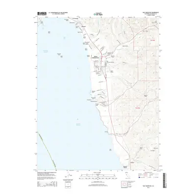 2015 Map of Half Moon Bay, 2015 Print