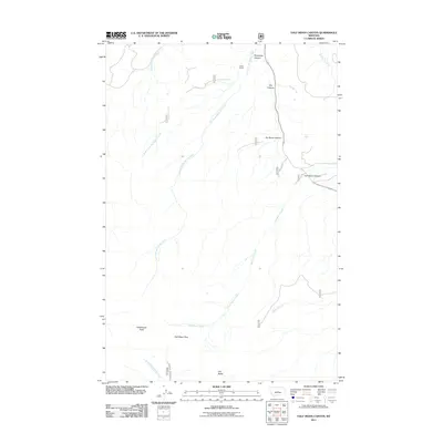 2011 Map of Half Moon Canyon, 2011 Print
