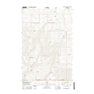 2014 Map of Half Moon Canyon, 2014 Print