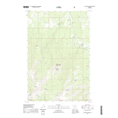 2020 Map of Half Moon Canyon, 2020 Print