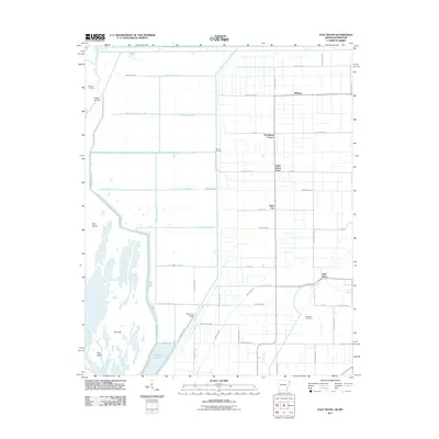 2011 Map of Half Moon, 2011 Print