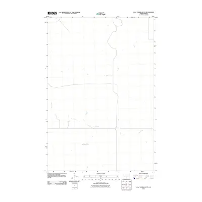 2011 Map of Half Timber Butte, 2011 Print