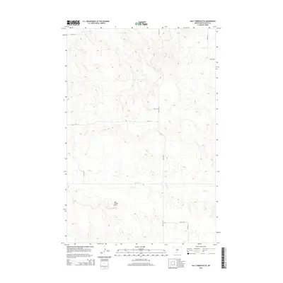 2014 Map of Half Timber Butte, 2014 Print