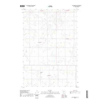 2018 Map of Half Timber Butte, 2018 Print