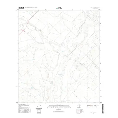 2016 Map of Halff Ranch, 2016 Print