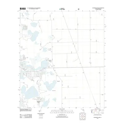2012 Map of Halfmoon Lake, 2012 Print