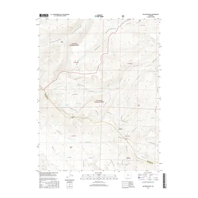 2016 Map of Halfmoon Pass, 2016 Print