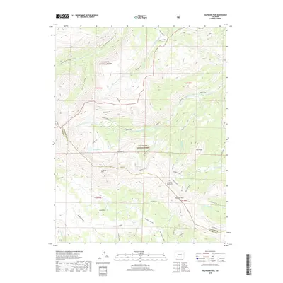 2019 Map of Halfmoon Pass, 2019 Print