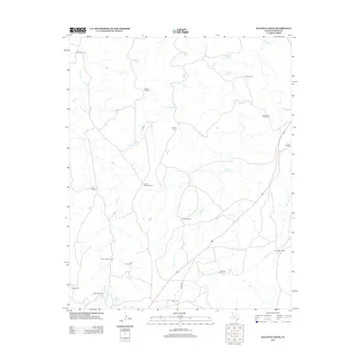 2012 Map of Halfway Creek, 2012 Print