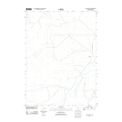 2012 Map of Halfway Hill, 2012 Print