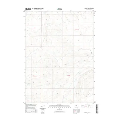 2015 Map of Halfway Hill, 2015 Print