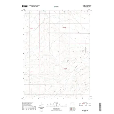 2017 Map of Halfway Hill, 2017 Print
