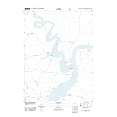 2012 Map of Halfway Hollow East, 2012 Print