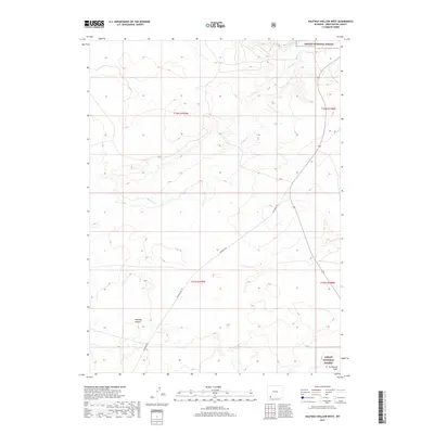 2017 Map of Halfway Hollow West, 2017 Print
