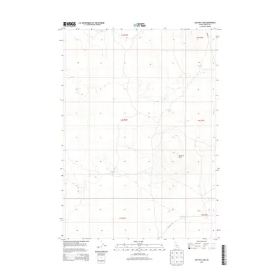 2013 Map of Halfway Lake, 2013 Print