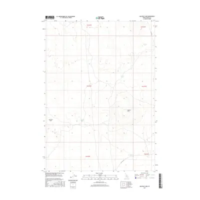 2017 Map of Halfway Lake, 2017 Print