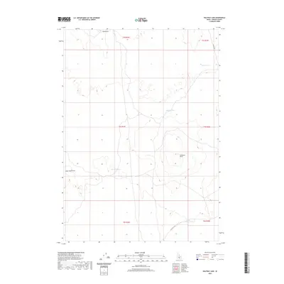 2020 Map of Halfway Lake, 2020 Print