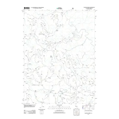 2012 Map of Halfway Ridge, 2012 Print