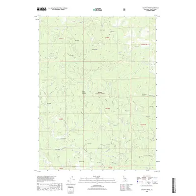 2018 Map of Halfway Ridge, 2018 Print