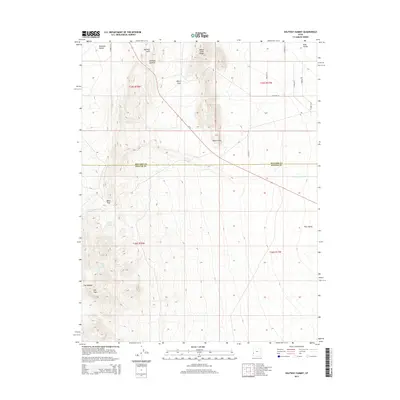 2014 Map of Halfway Summit, 2014 Print