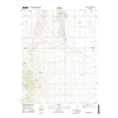 2017 Map of Halfway Summit, 2017 Print