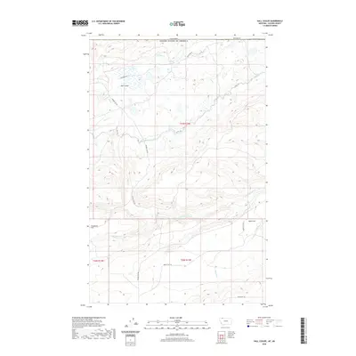 2020 Map of Hall Coulee, 2020 Print