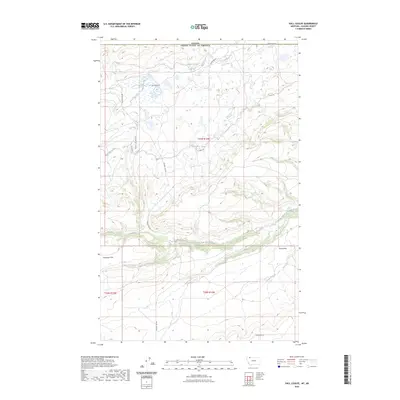 2023 Map of Hall Coulee, 2023 Print
