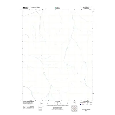 2012 Map of Hall Creek South, 2012 Print