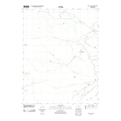 2010 Map of Hall Gulch, 2010 Print