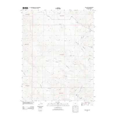 2013 Map of Hall Gulch, 2013 Print
