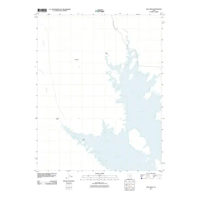 2011 Map of Hall Mesa, 2011 Print