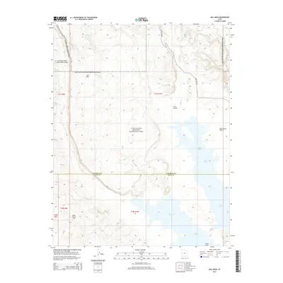 2014 Map of Hall Mesa, 2014 Print