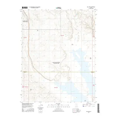 2017 Map of Hall Mesa, 2017 Print
