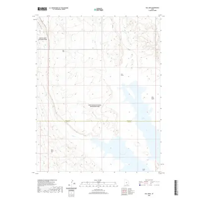 2020 Map of Hall Mesa, 2020 Print